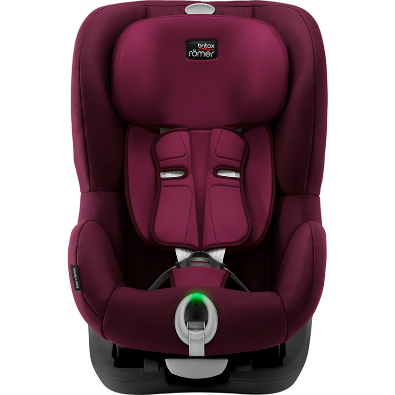 Автокрісло BRITAX ROMER KING II LS BLACK SERIES Burgundy Red Ремені крісла 5-ти точкові