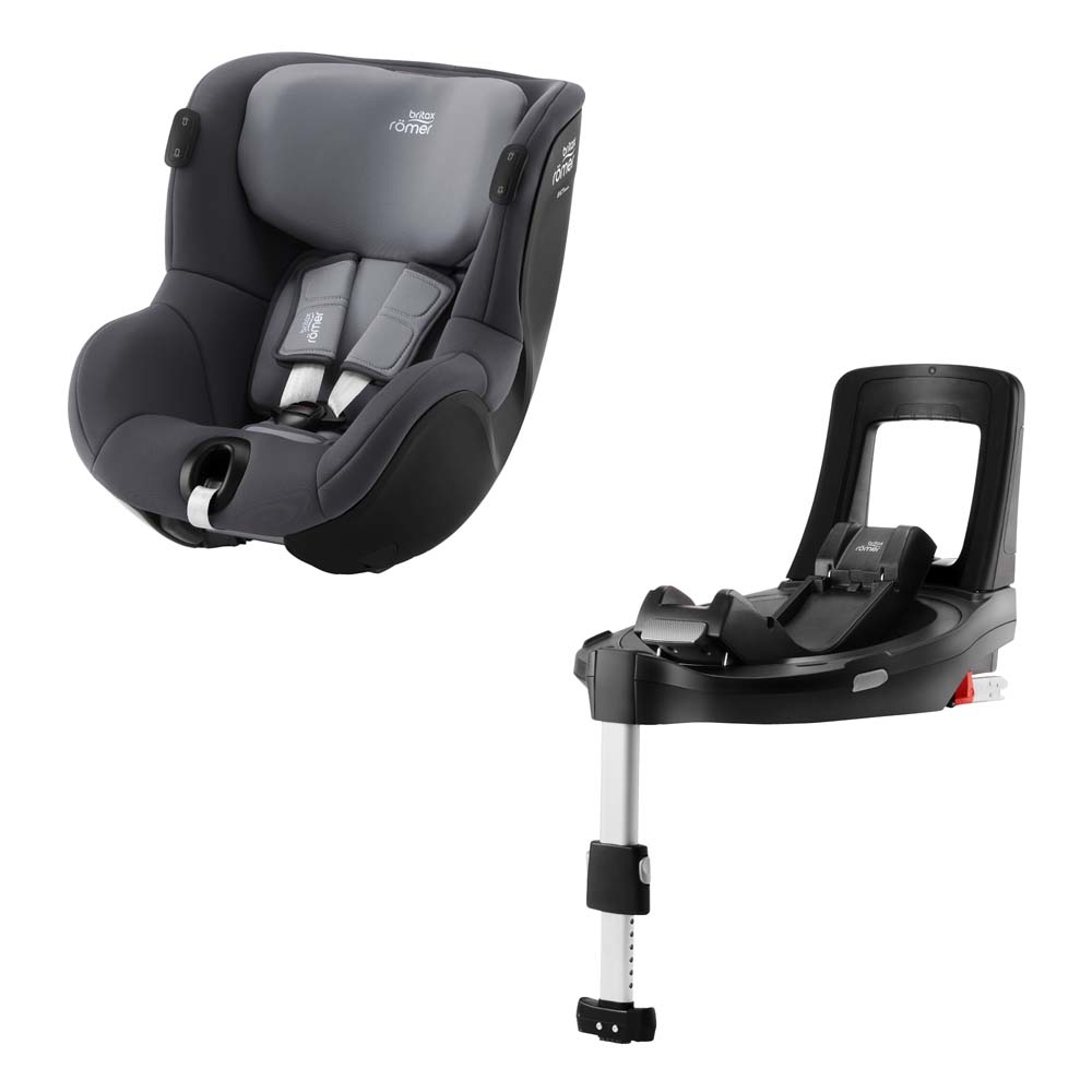 

Автокресло BRITAX-ROMER DUALFIX iSENSE Midnight Grey с платформой FLEX BASE, Автокрісло DUALFIX iSENSE Midnight Grey