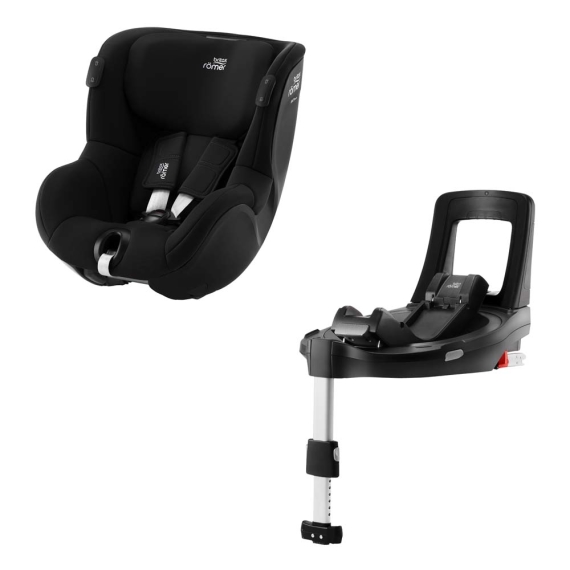 

Автокресло BRITAX-ROMER DUALFIX iSENSE Space Black с платформой FLEX BASE, Автокрісло DUALFIX iSENSE Space Black