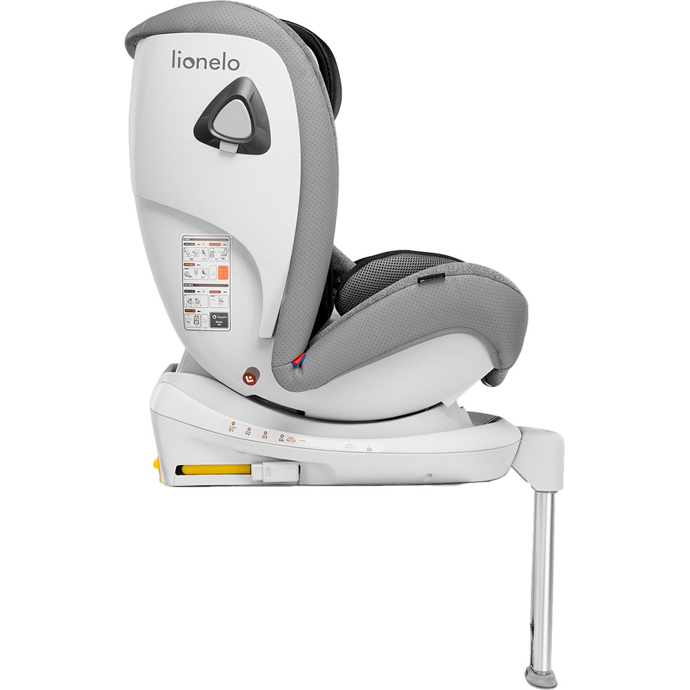 Автокресло LIONELO Braam Stone (LO.A.BR02) Крепление в машине система жесткого крепления (Isofix)