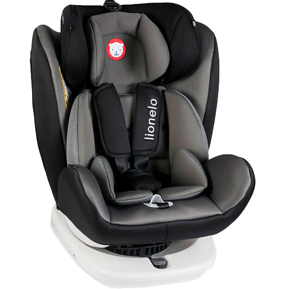 

Автокресло LIONELO Bastiaan Grey (white base), Дитяче автокрісло BASTIAAN GREY (white base)