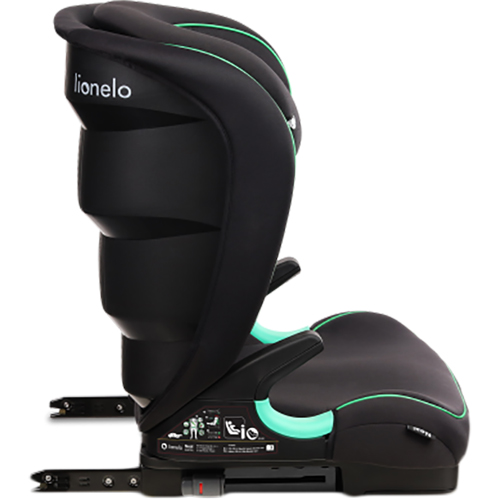 Автокресло LIONELO NEAL Black Onyx (LO-NEAL BLACK ONYX) Установка в салоне по ходу движения