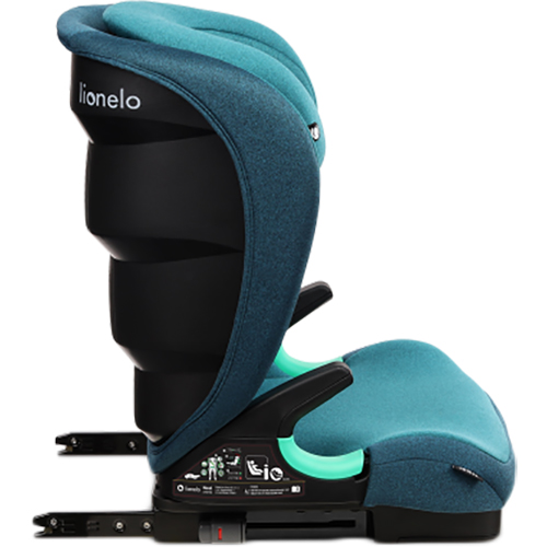Автокресло LIONELO NEAL Green Turquoise (LO-NEAL GREEN TURQUOISE) Установка в салоне по ходу движения