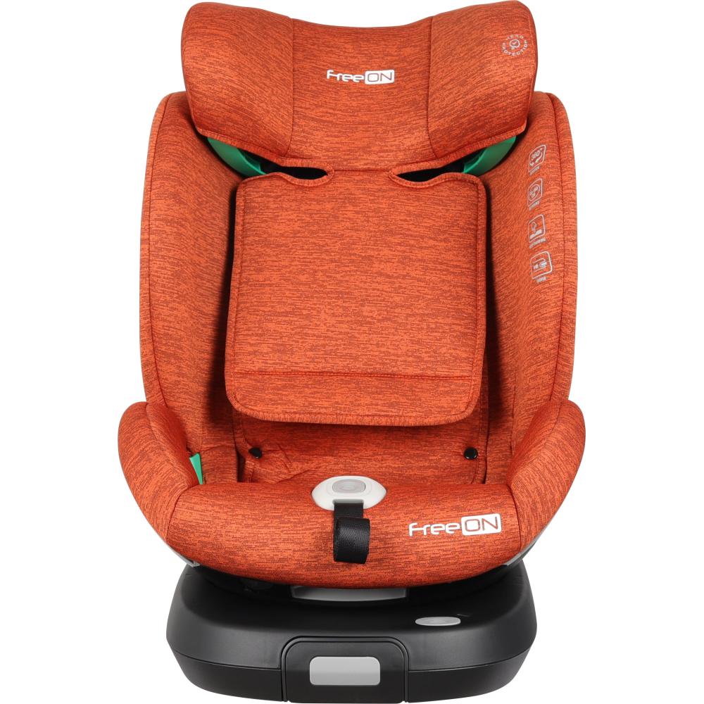 Автокресло FREEON SPACE 360° Orange (49331) Крепление в машине система жесткого крепления (Isofix)