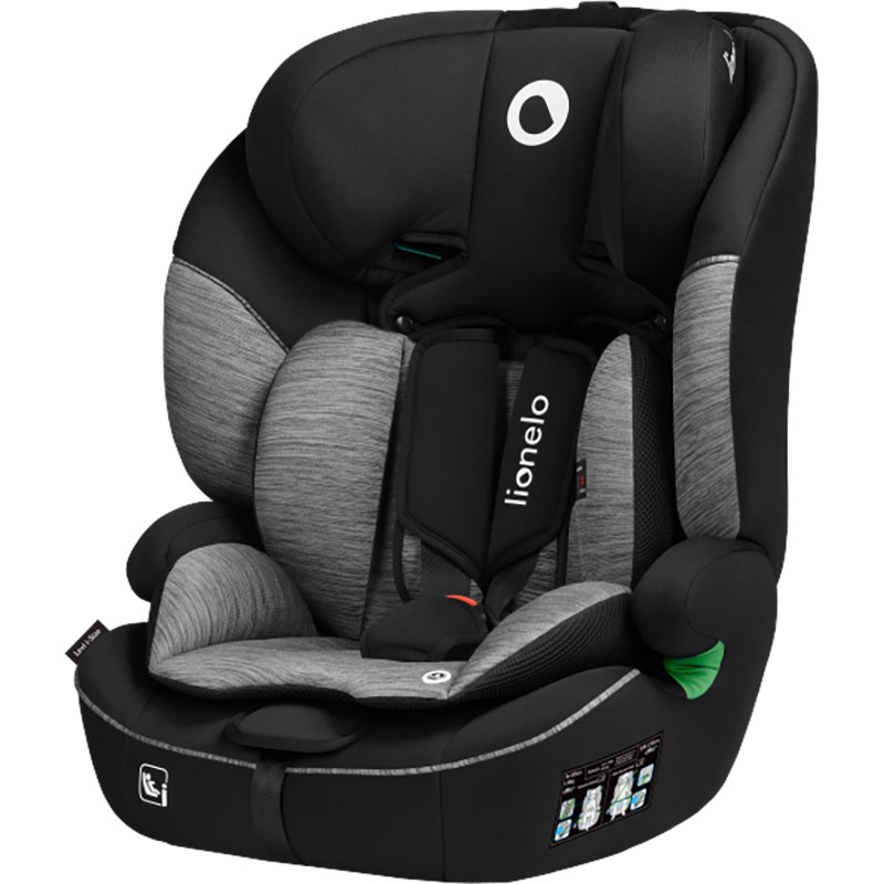 Автокресло Lionelo Levi I-Size Black Grey (5903771706216) Ремни кресла 5-ти точечные