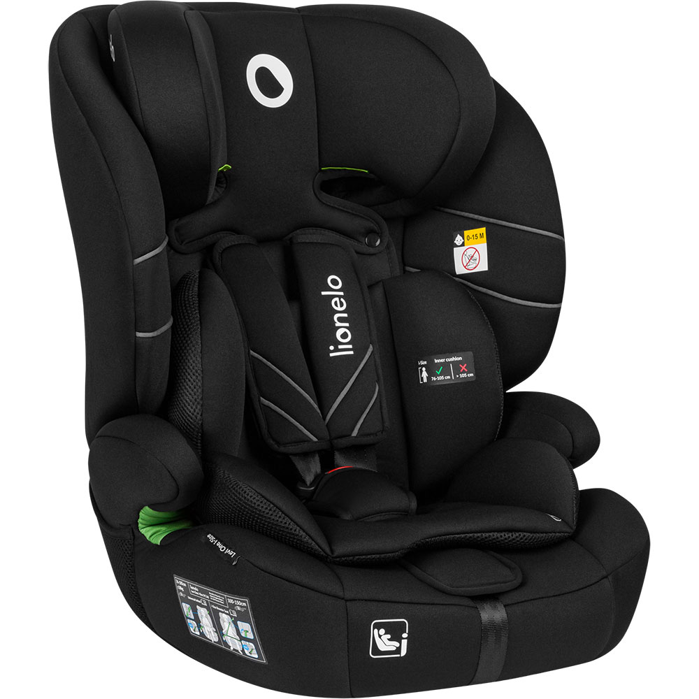 Автокрісло Lionelo Levi One I-Size Black Carbon Вік від 2 до 12 років