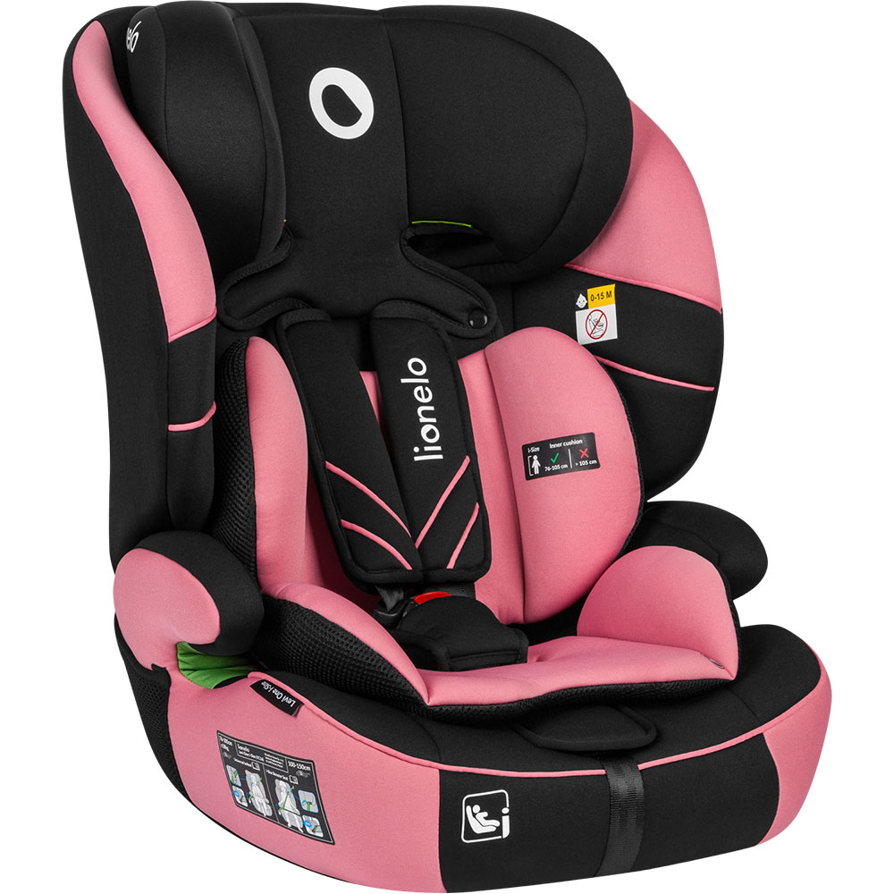 Автокрісло Lionelo Levi One I-Size Pink Rose Вік від 2 до 12 років