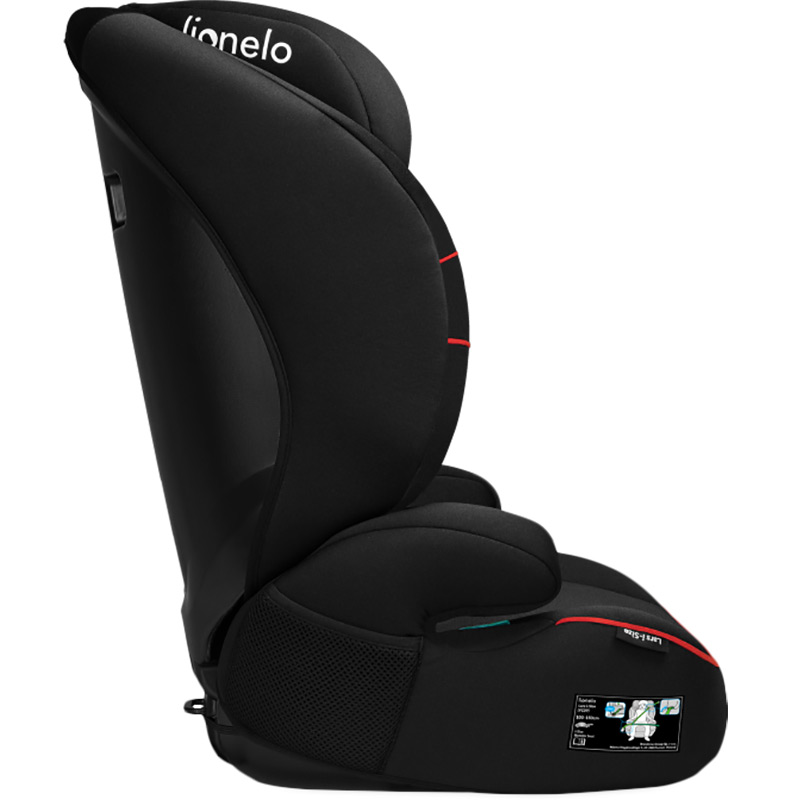 Внешний вид Автокресло LIONELO Lars i-Size Sporty Black Red (LO-LARS I-SIZE SPORTY BLACK RED)