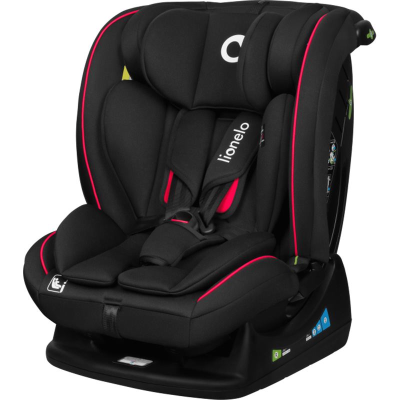 Автокрісло LIONELO Aart i-Size Black Carbon Red (LO-Aart I-SIZE Black Carbon Red) Вік с рождения до 12 лет