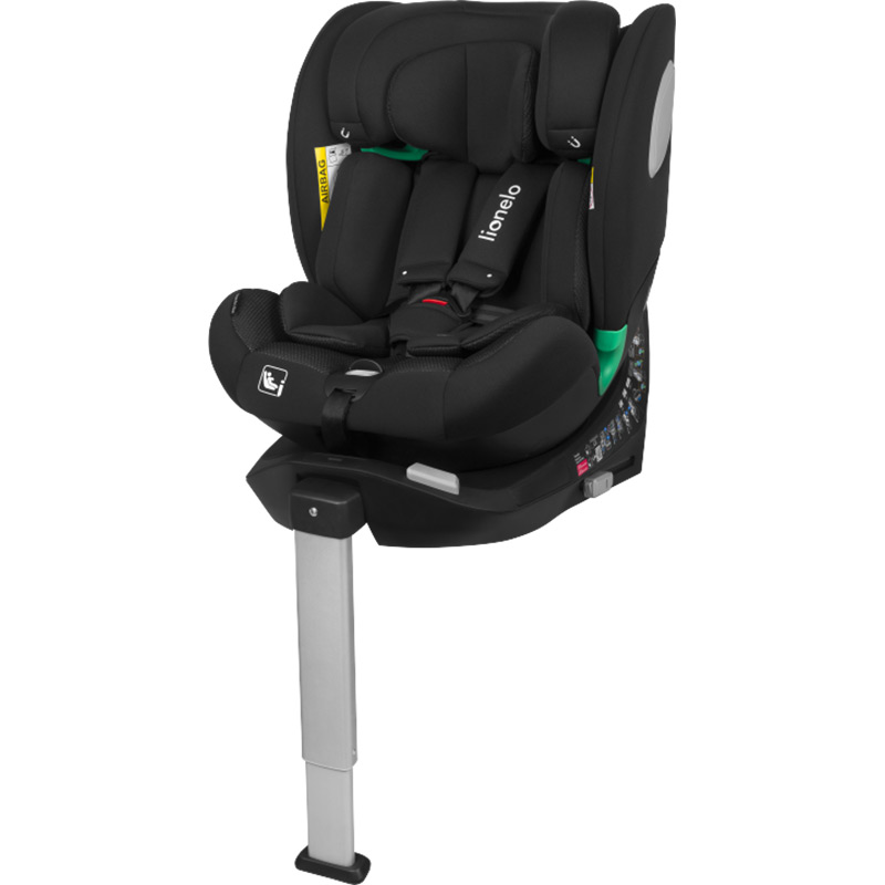 Автокресло Lionelo Braam Air I-Size Black Carbon (5903771704922) Ремни кресла 5-ти точечные