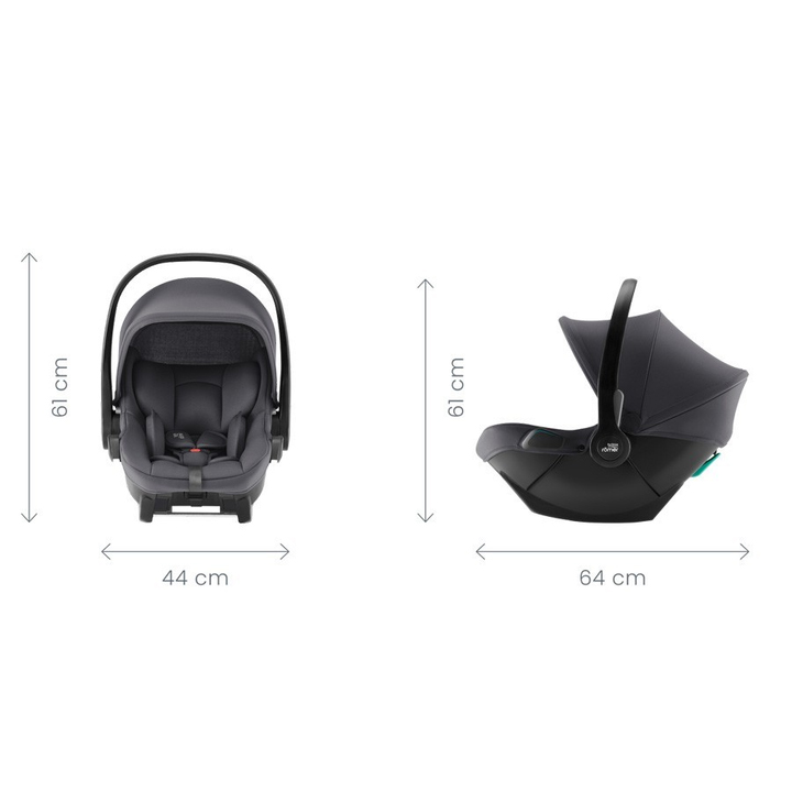 Автокресло BRITAX-ROMER BABY-SAFE CORE Frost Grey (2000038431) Крепление в машине система жесткого крепления (Isofix)