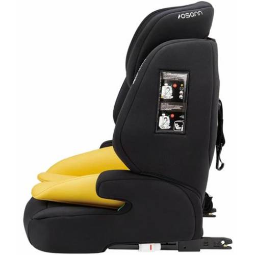 Автокрісло Osann Jazzi Isofix i-Size Nero+Pineapple (ecp102-287-03) Вік від 9 місяців до 12 років