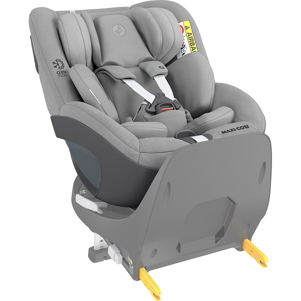 Автокресло MAXI-COSI Pearl 360 Authentic Grey (8045510110) Установка в салоне универсальное