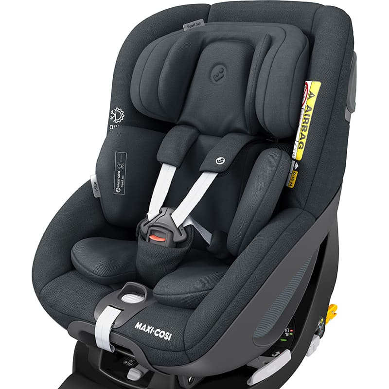 Автокресло MAXI-COSI Pearl 360 2 Authentic Graphite без вкладыша (8045550111) Крепление в машине система жесткого крепления (Isofix)