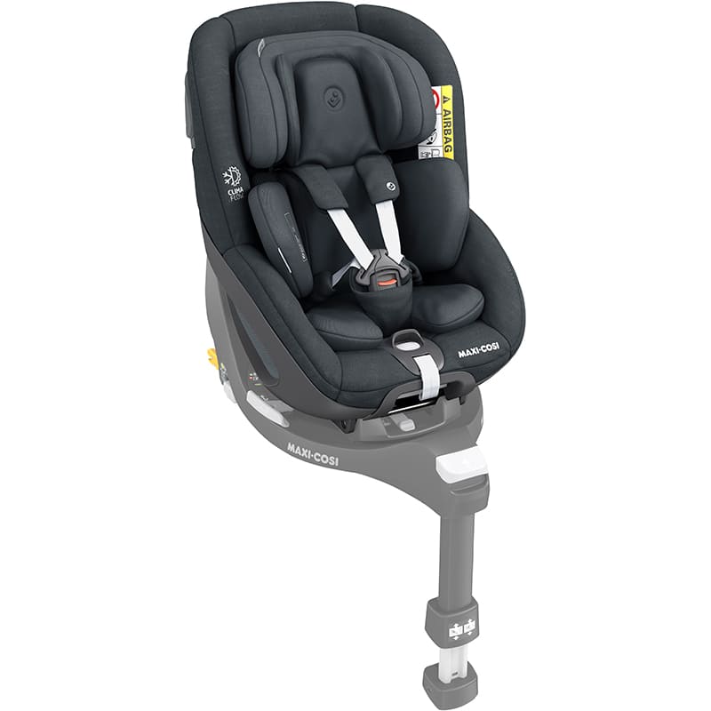 Автокресло MAXI-COSI Pearl 360 2 Authentic Graphite без вкладыша (8045550111) Ремни кресла 5-ти точечные