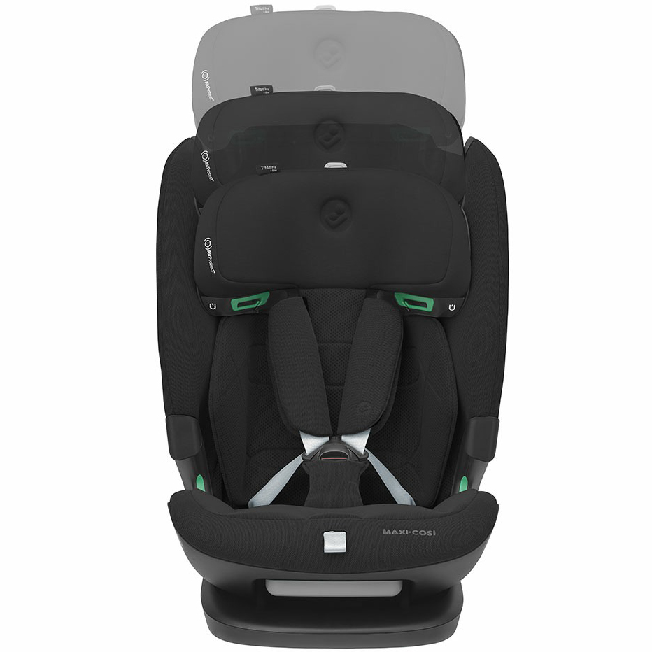 Автокрісло MAXI-COSI Titan Pro 2 i-Size Authentic Black (8618671111) Установка в салоні за напрямком руху