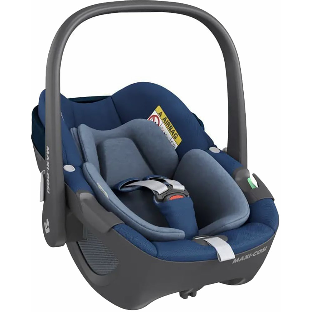 Автокрісло MAXI-COSI Pebble 360 Essential Blue (8044720110) Установка в салоні проти напрямку руху