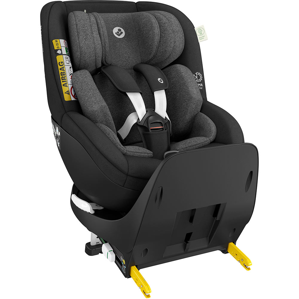 Автокресло MAXI-COSI Mica PRO ECO i-Size Authentic Black (8515671110) Установка в салоне универсальное