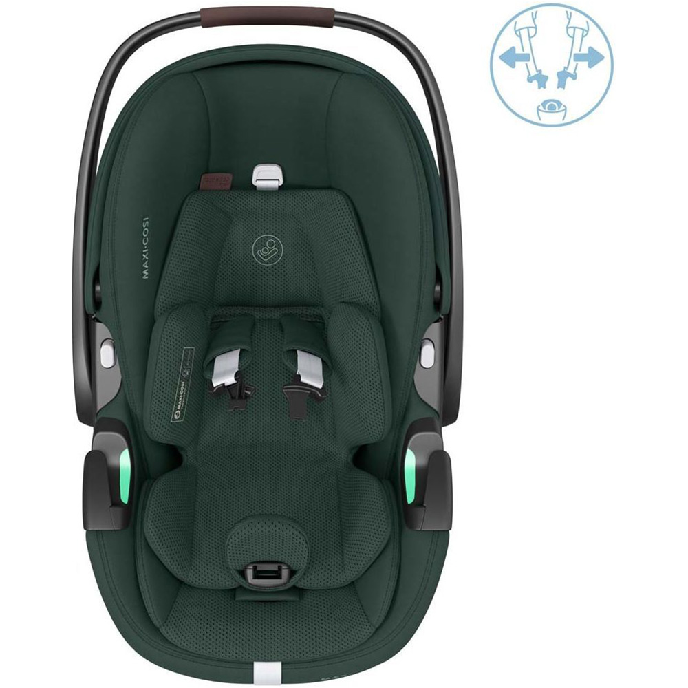 Автокрісло MAXI-COSI Pebble 360 Pro2 Twillic Green (8052403110) Вік до 18 місяців