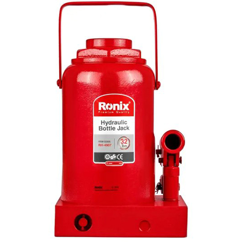 Домкрат RONIX 32 т (RH-4907) Особливості Вантажопідйомність: 32 т; Мінімальна висота підйому домкрата становить 260 мм, а висота підйому – 170 мм.