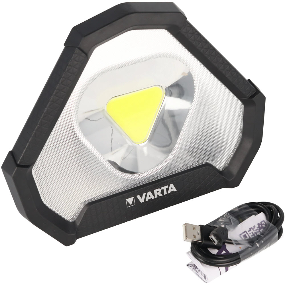 Фонарь инспекционный VARTA Work Flex Stadium IP54 Micro-USB (18647101401) Класс гаражное оборудование