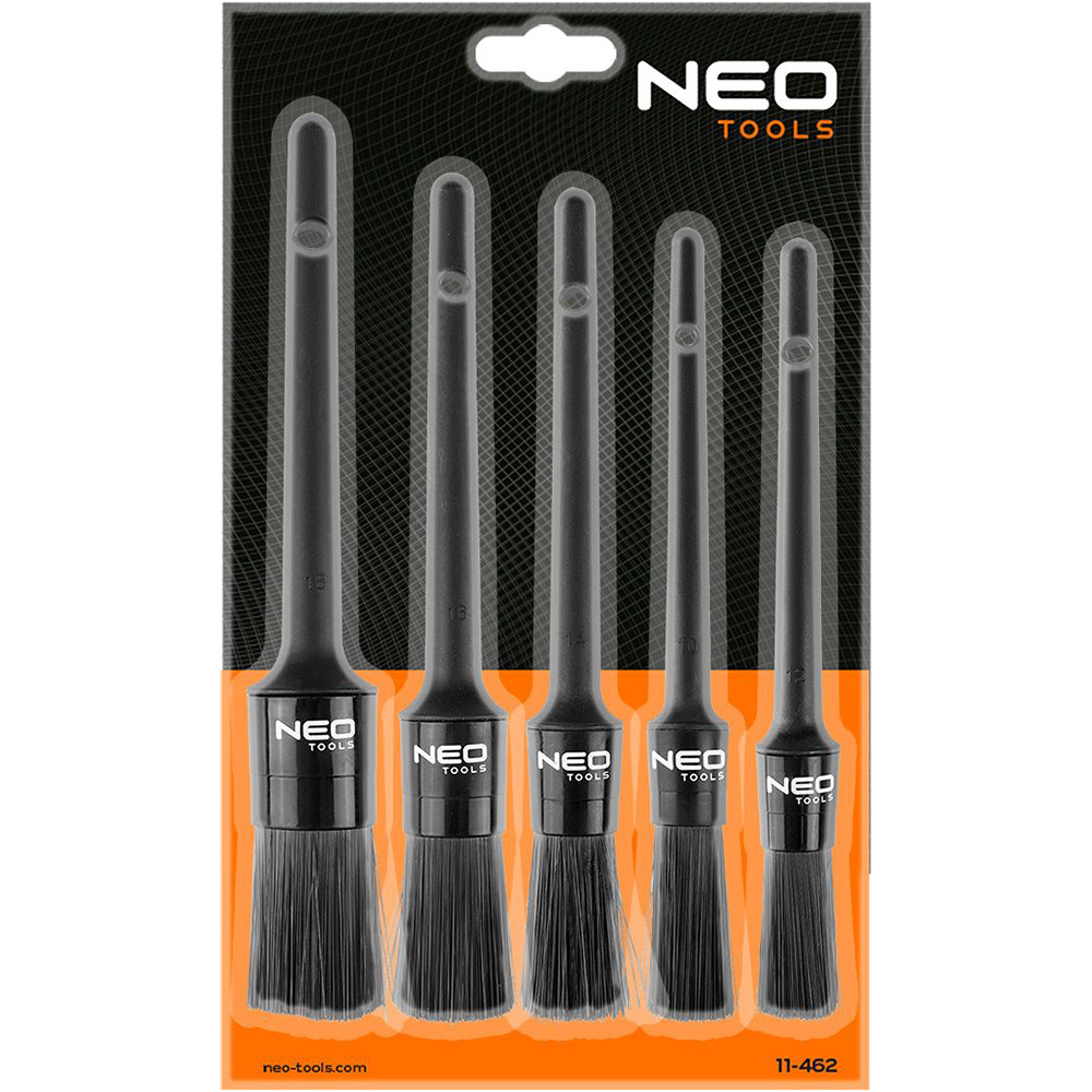 Набор кистей NEO TOOLS 11-462 5шт Материал (сплав) полипропилен