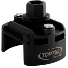 

Съемник масляного фильтра TOPTUL 115-140 мм (JDCA0114), Съёмник м/фильтра 115-140 мм 1/2" 24 мм