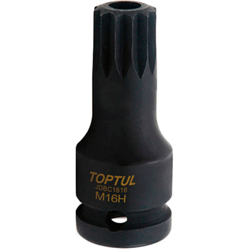 

Головка для маслосливной пробки TOPTUL L60 мм (JDBC1616), Головка для маслосливной пробки L60mm