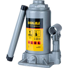 Домкрат гидравлический бутылочный SIGMA Standard 10т H 200-385 мм (6106101)