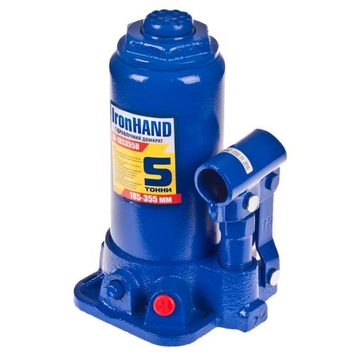 

Домкрат IRON HAND 5т (IH-185355D-K(4)), Домкрат гідравл. телескоп 5 т чемодан.