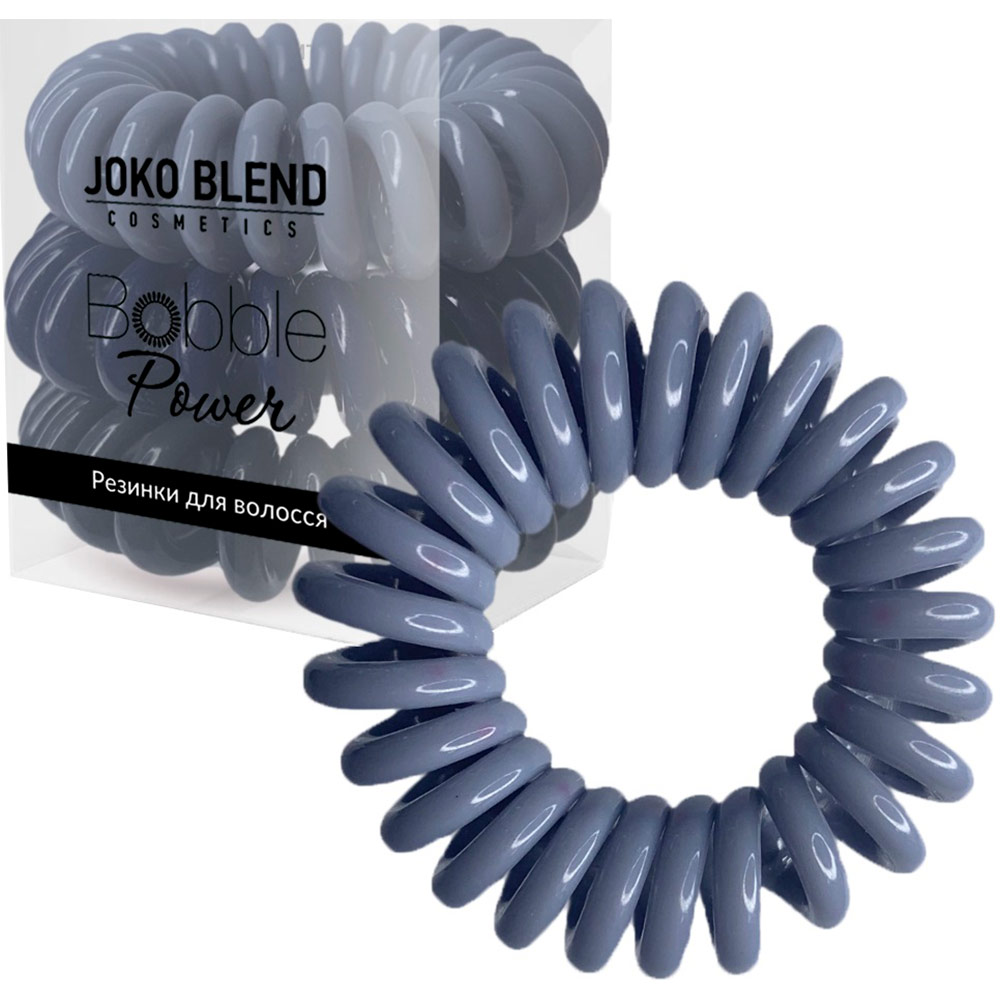 

Набор резинок JOKO BLEND Power Bobble Gray-Blue Mix (834219), Набір резинок Power Bobble Gray-Blue Mix