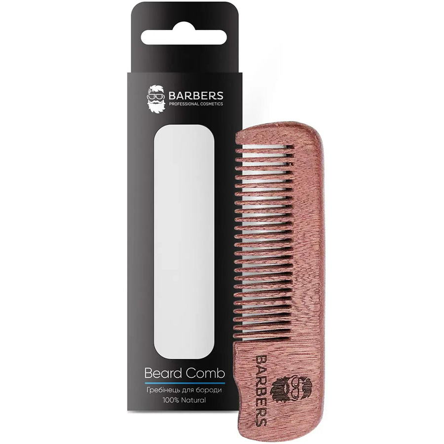 Расческа для бороды и усов BARBERS Beard Comb (734954) Применение для повседневного расчесывания