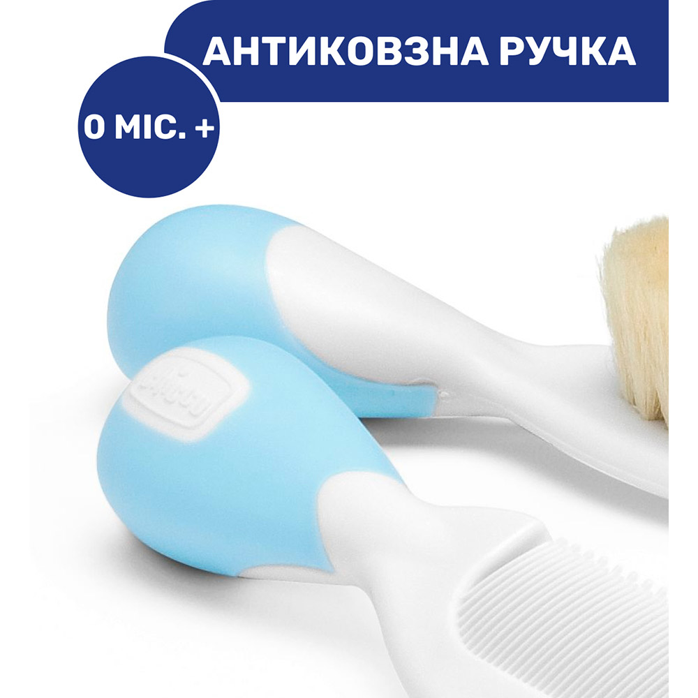Набор Chicco по уходу за ребенком Blue (06569.20) Применение для повседневного расчесывания