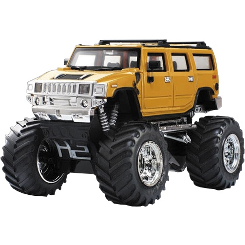 Джип GREAT WALL TOYS 1:43 Hummer жовтий (GWT2008D-7)