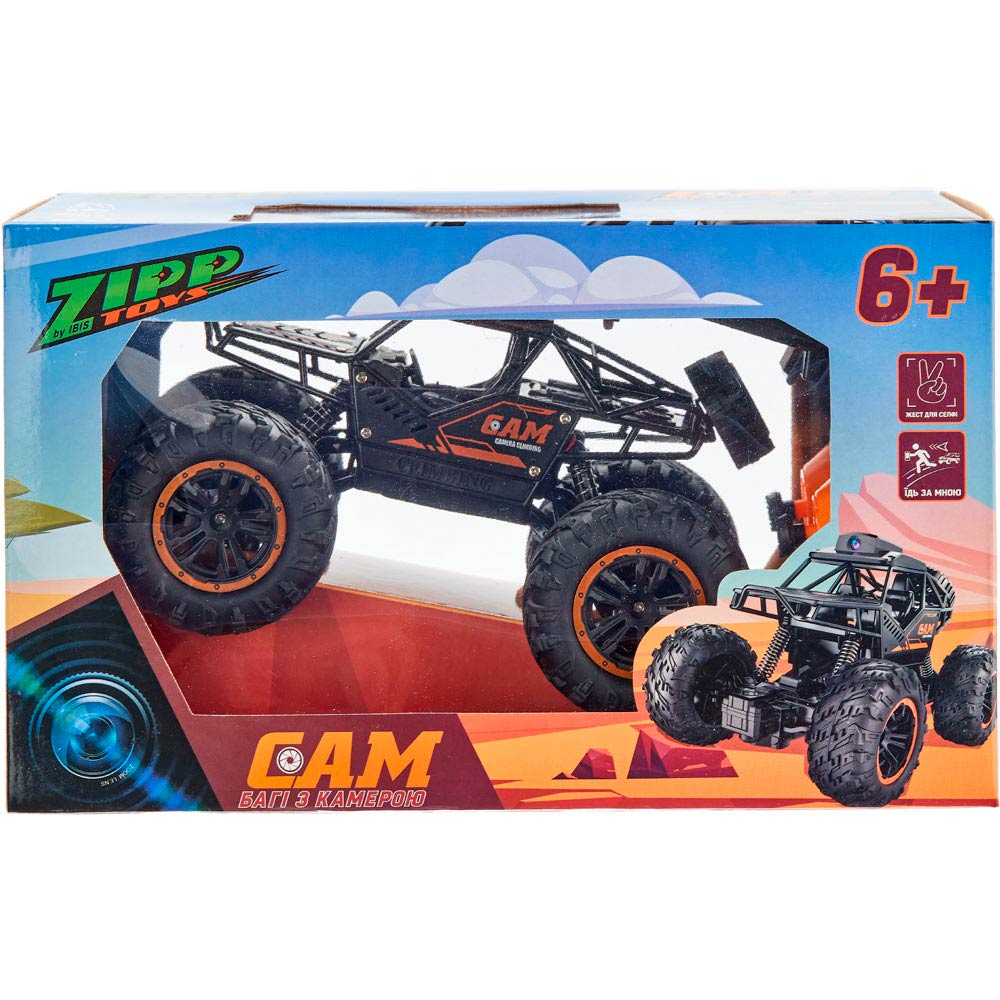 Зображення Машинка на р/у ZIPP TOYS CAM баггі з камерою Black (C023A)