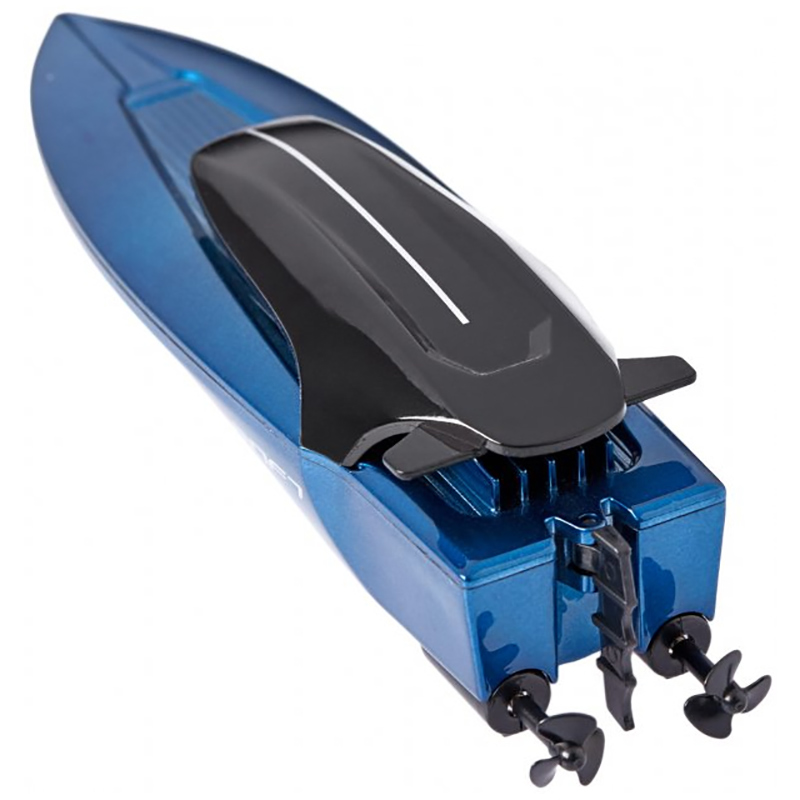 Човен на радіокеруванні ZIPP Toys Speed Boat Dark Blue (QT888A blue) Живлення Як живлення використовується 3,7 V акумулятор ємністю 90 mAh. Пульт керування працює на батарейках 2хАА (у комплект не входить)