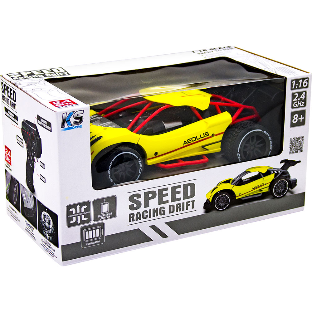 В Фокстрот Машинка на р/у Sulong Toys Speed Racing Drift Aeolus Желтый (SL-284RHY)