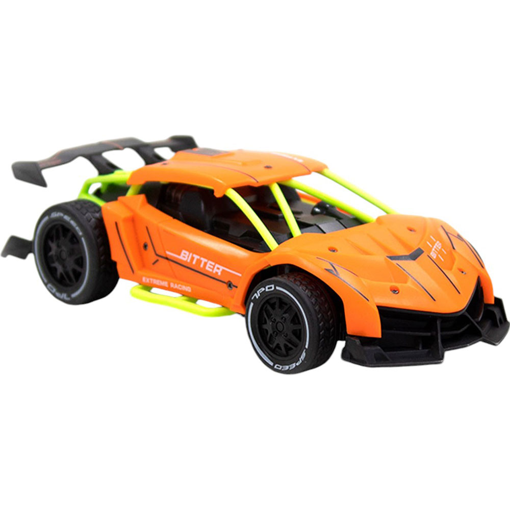 Машинка на р/в Sulong Toys Speed Racing Drift Bitter Помаранчевий (SL-291RHO) Живлення 2 батареї типу АА для пульта управління (у комплект не входять), 3 батареї АА для машинки (у комплект не входять)