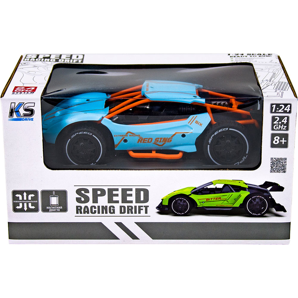 В Украине Машинка на р/у Sulong Toys Speed Racing Drift Red Sing Голубой (SL-292RHB)