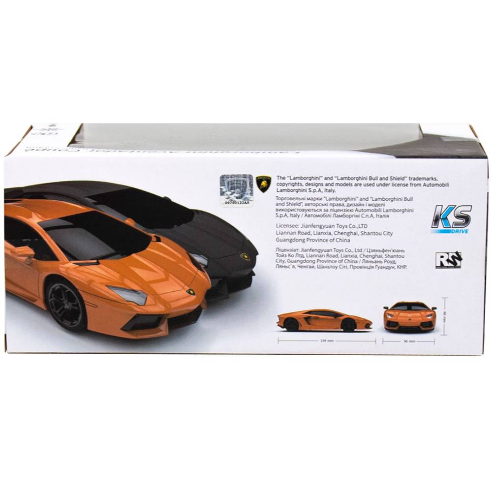 Покупка Машинка на р/в KS Drive Lamborghini Aventador LP 700-4 Black (124GLBB)