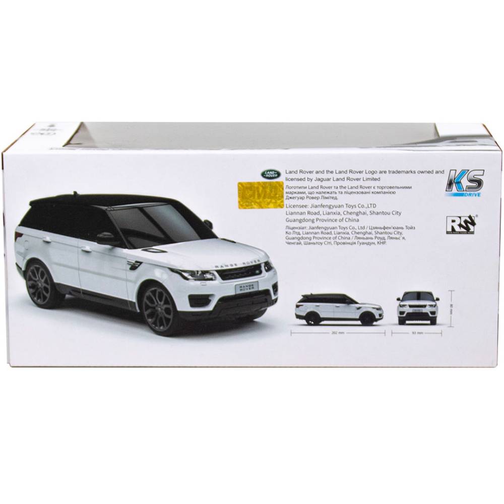 Изображение Машинка на р/у KS Drive Land Rover Range Rover Sport White (124GRRW)