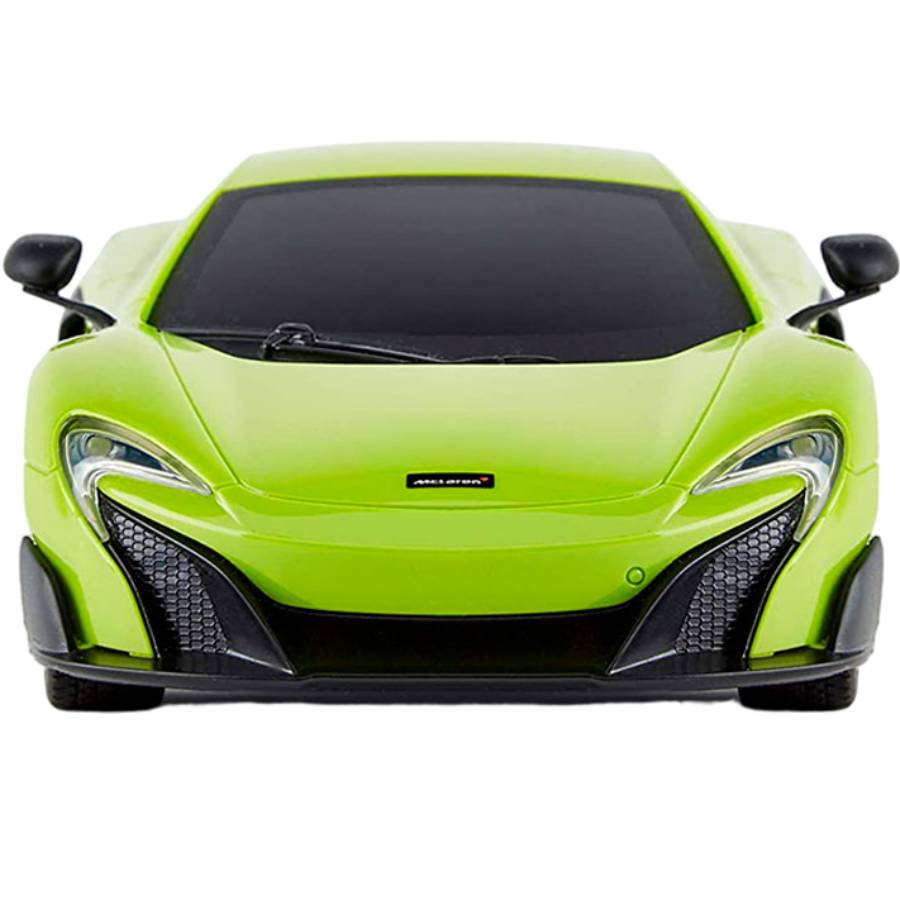 Машинка на р/у KS Drive Mclaren 675LT Green (124GMGR) Питание 2 батарейки типа АА для пульта управления, 3 батарейки типа АА для машинки 