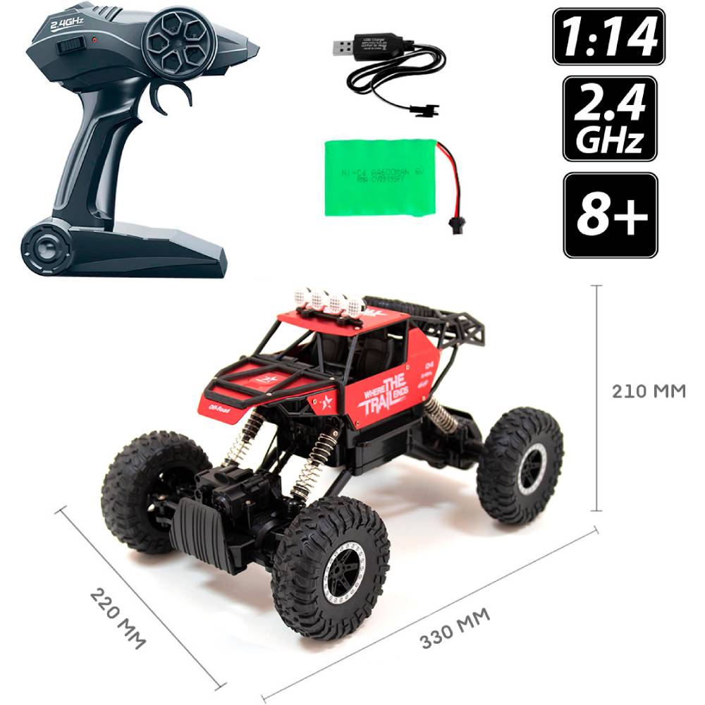 Заказать Машинка на р/у Sulong Toys Off-Road Crawler Where The Trail Ends 1:14 Red (SL-121RHMR)