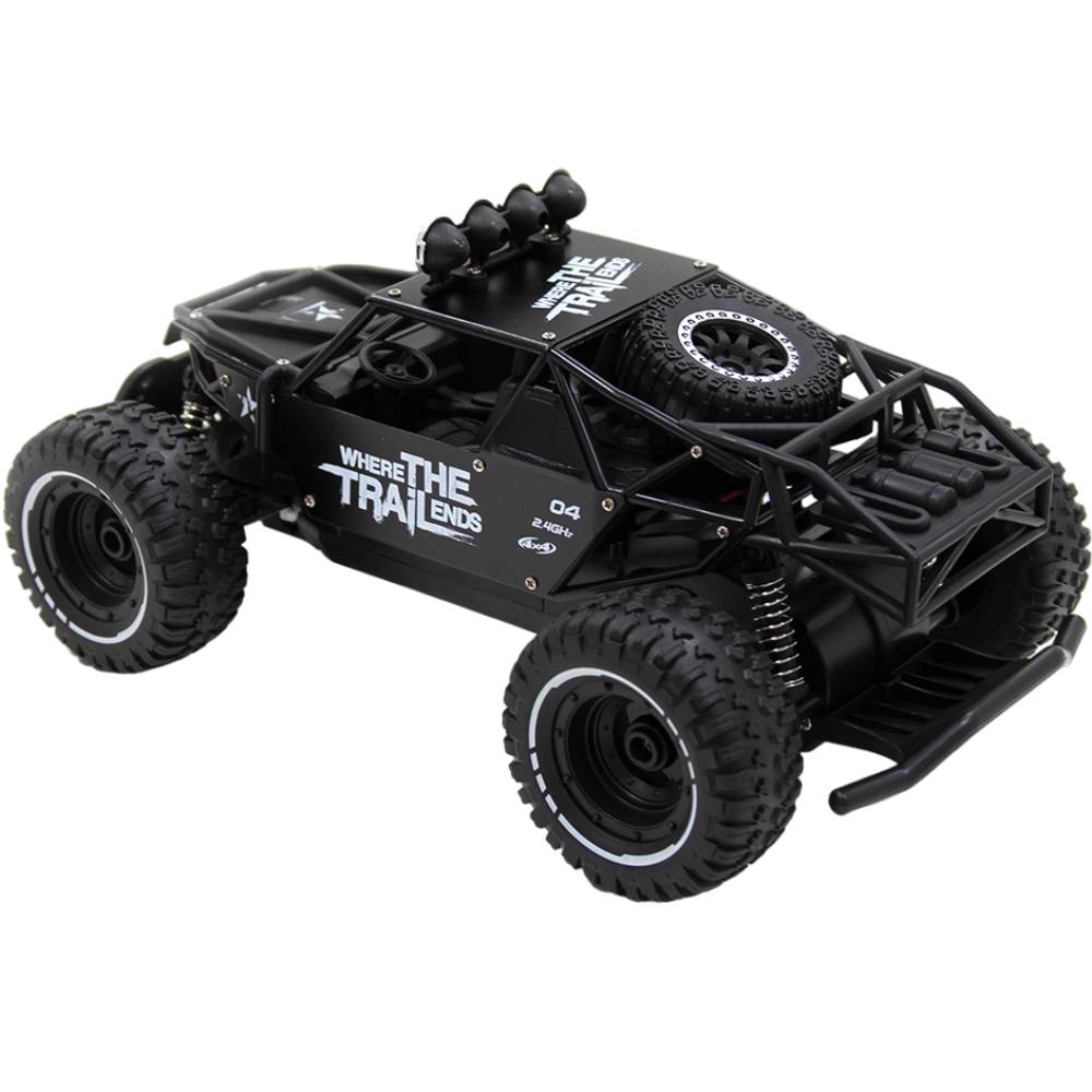 Машинка на р/у Sulong Toys Off-Road Crawler Race 1:14 Matte Black (SL-309RHMBl) Питание 3 батарейки типа АА для пульта управления, 1 аккумулятор Ni-MH