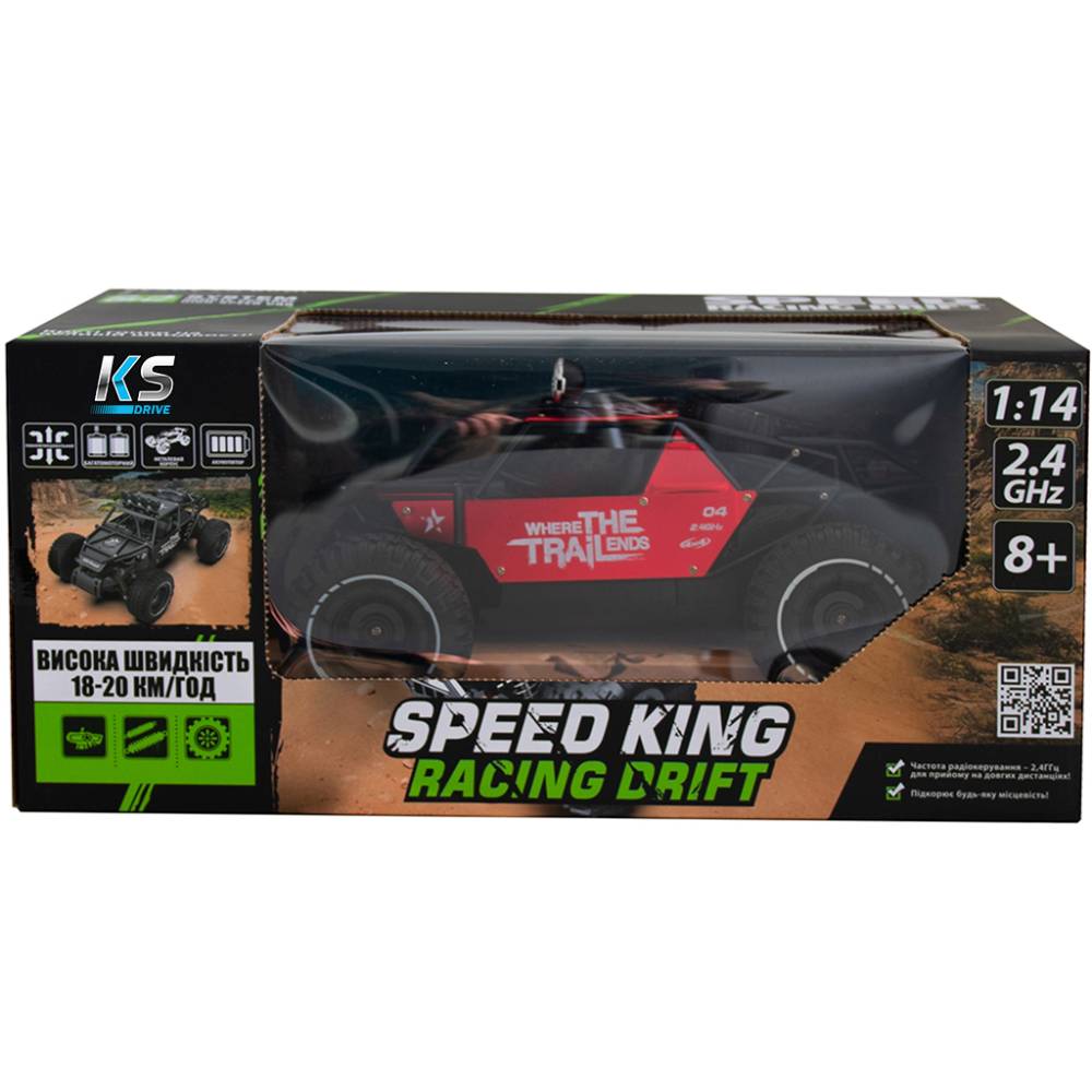 Зображення Машинка на р/в Sulong Toys Off-Road Crawler Race 1:14 Matte Red (SL-309RHMR)