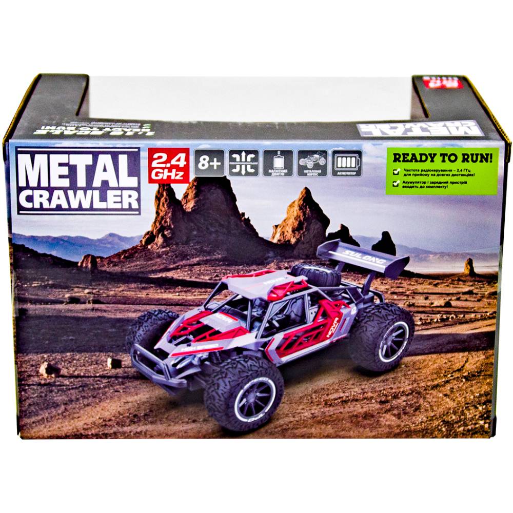 В Фокстрот Машинка на р/у Sulong Toys Metal Crawler S-Rex 1:16 Orange (SL-230RHO)