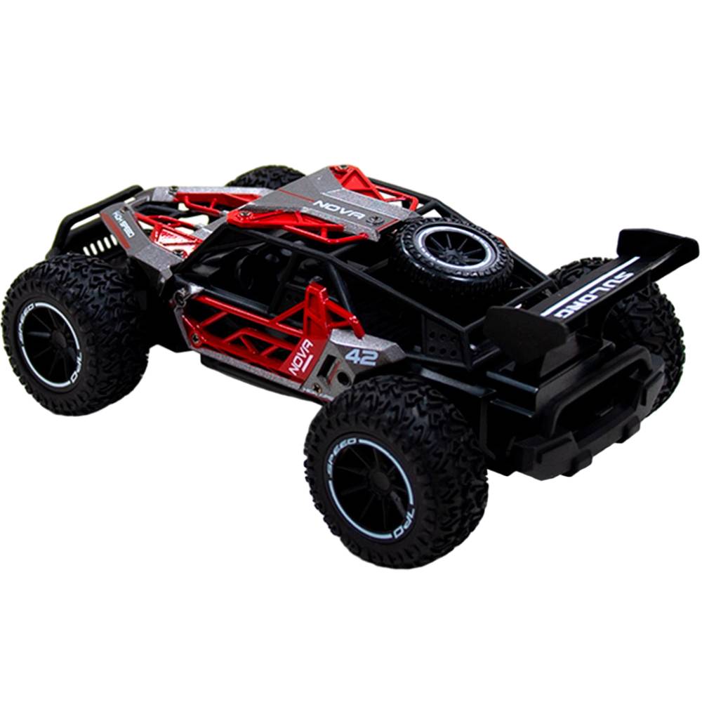 Машинка на р/в Sulong Toys Metal Crawler Nova 1:16 Gray-Red (SL-231RHGR) Живлення 2 батареї типу АА для пульта керування, 1 акумулятор Li-Ion