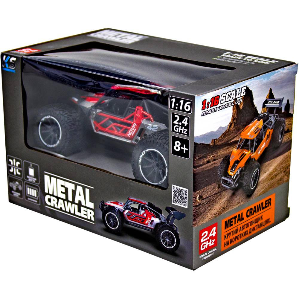 Покупка Машинка на р/у Sulong Toys Metal Crawler Nova 1:16 Gray-Red (SL-231RHGR)