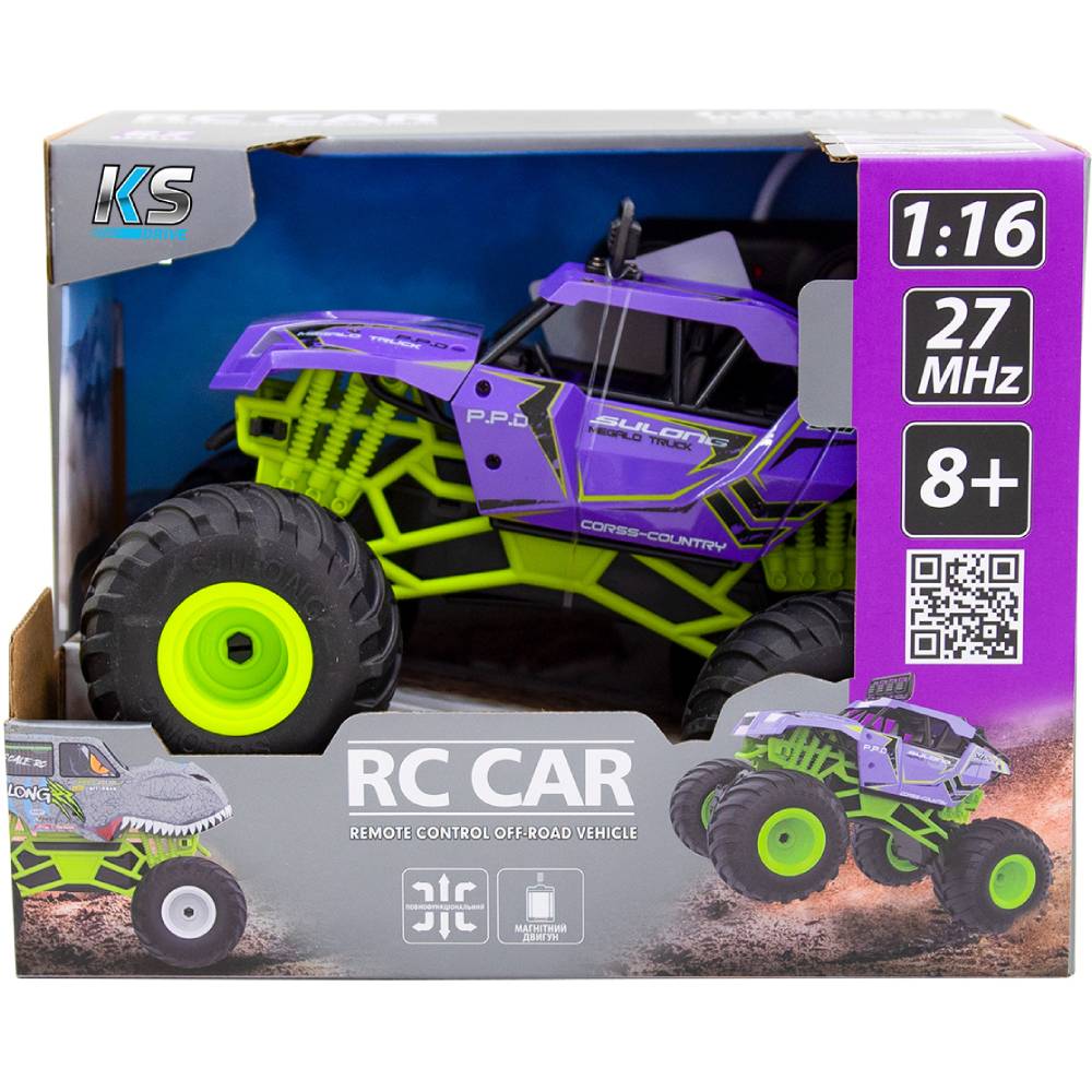 В Україні Машинка на р/в Sulong Toys Bigfoot Off-Road Violet (SL-358RHV)