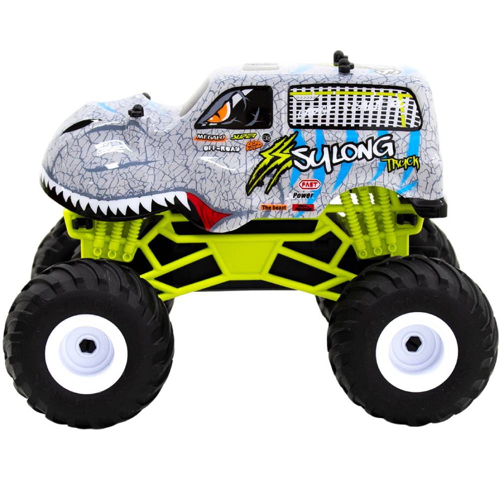 Машинка на р/в Sulong Toys Bigfoot Dinosaur (SL-360RHGR) (6900007341509) Додатково необхідно 5 х АА